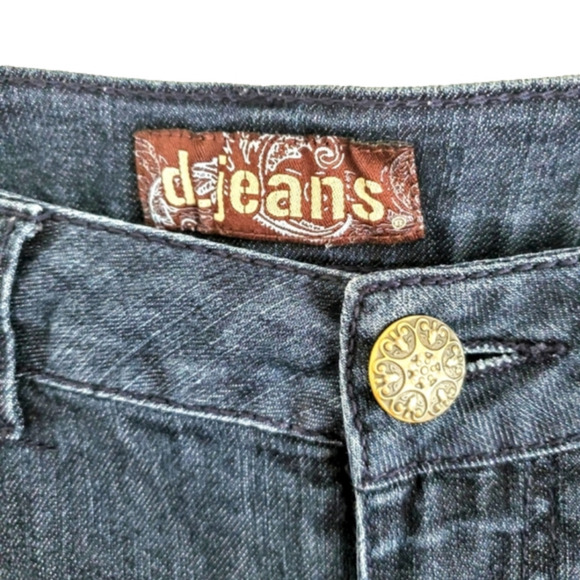 2/$35 Sale D. JEANS Dark Wash Skinny Fit Jeans Midrise Sz 10P - Picture 11 of 11